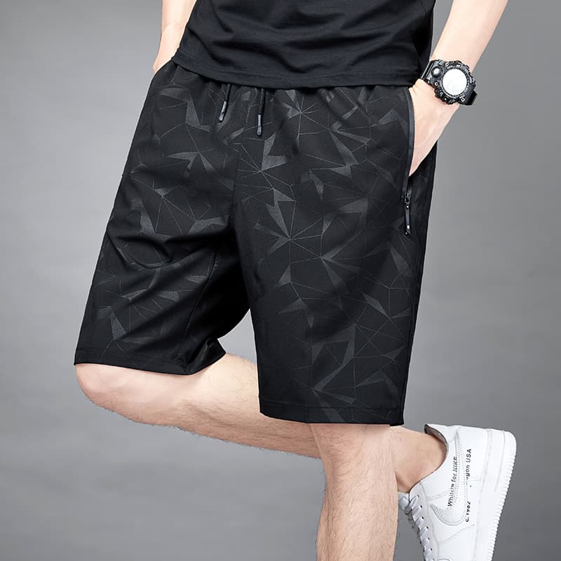 Men's Summer Shorts, 5-Inch Inseam, Plus Size, Sports Casual Fitness, Versatile Men's Clothing, Plus Size 5-Inch Shorts for Cross-Border