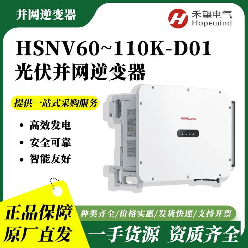 Hopewind 60kw-110kw Grid-Tied PV Inverter HSNV60-110K-D01 Solar Inverter