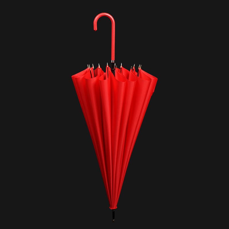 Wedding Red Umbrella, Bride Umbrella, Chinese Wedding Large Red Umbrella, Traditional Red Rain Umbrella, Long Handle Umbrella for Marriage