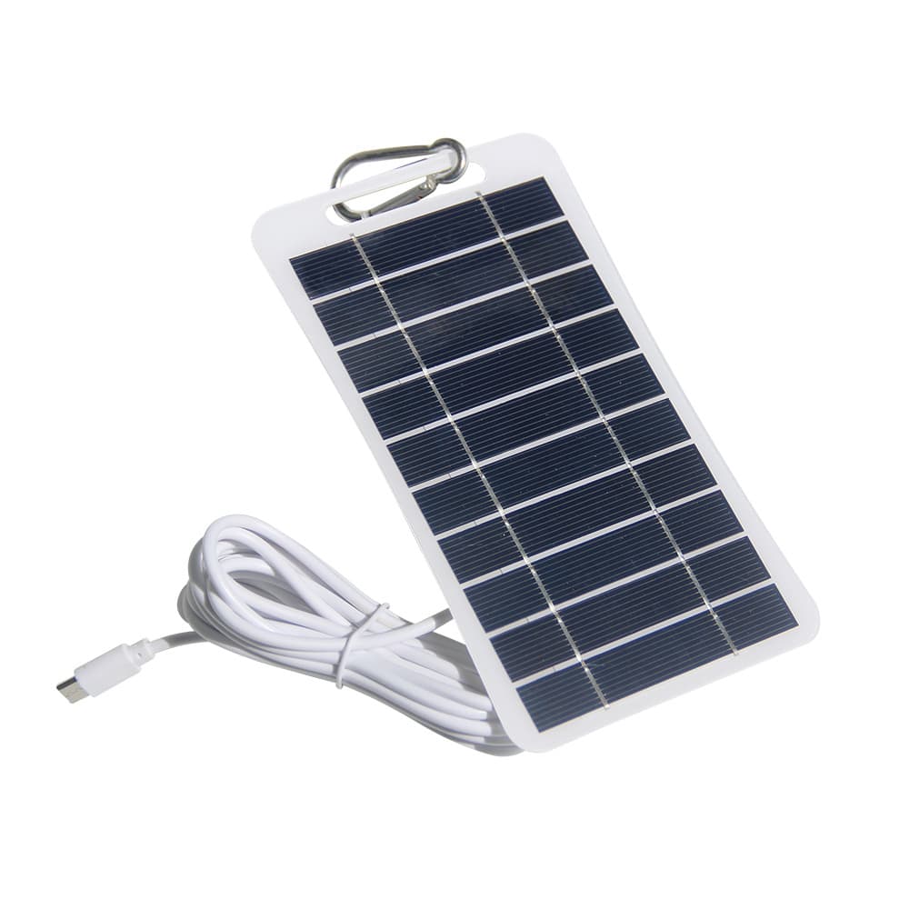 2W5V solar charging panel outdoor camera security monitoring solar panel mobile phone charger TYPE-C