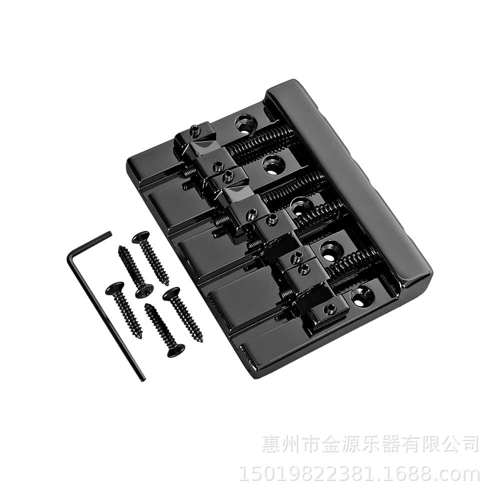 Musical Instrument Accessories Guitar Parts Bass Bridge Silver/Gold/Black 4-String Bass Bridge