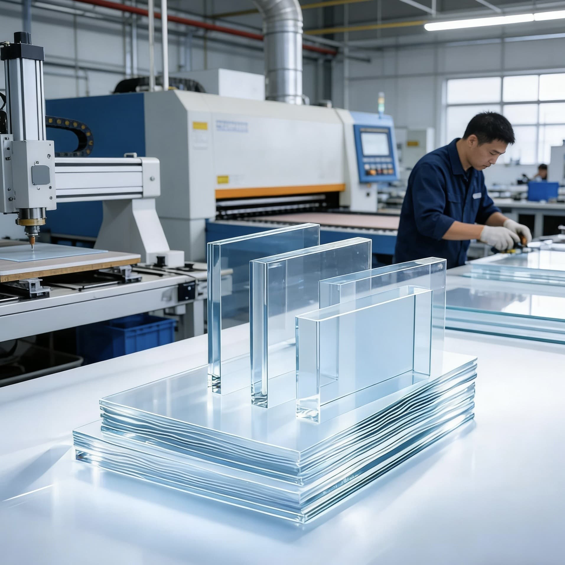 Anti-static transparent acrylic plate plus hard plexiglass plastic plate flame retardant endurance plate 5H6H hardness scratch resistance