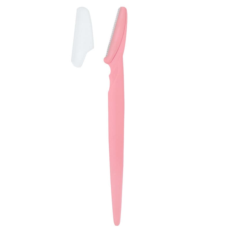 Beginner Eyebrow Razor Protective Cover, Lazy Scraper Eyebrow Razor with Micro-Edge Anti-Cut Design for Face, Beauty Salon Hair Removal Razor