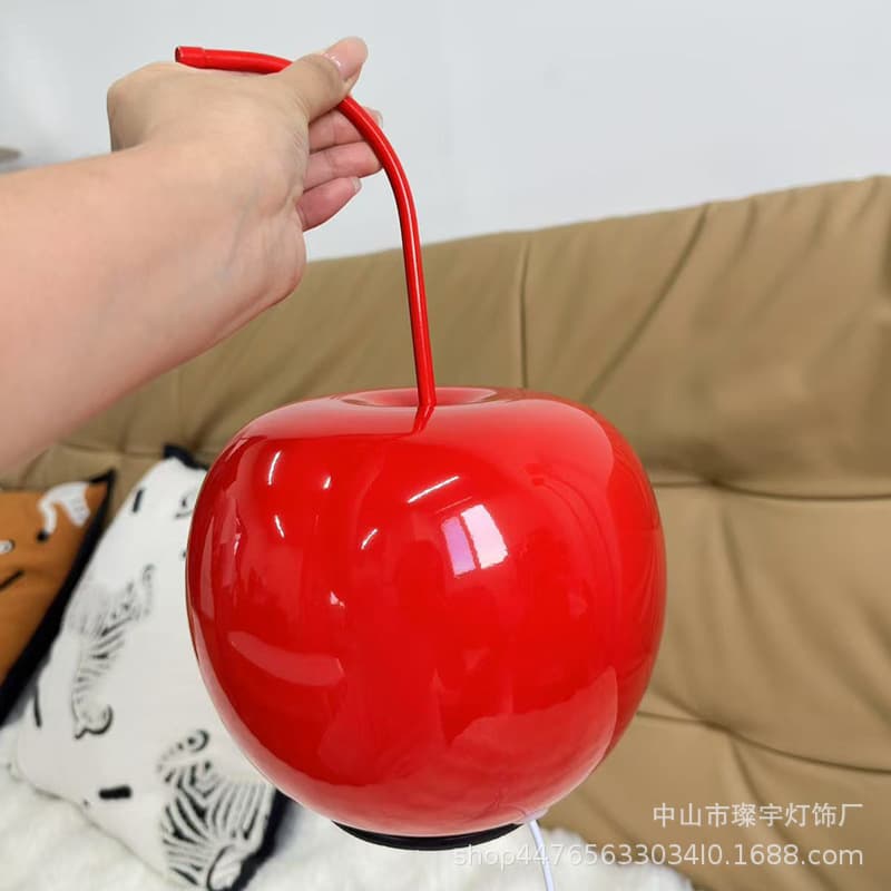 Cherry Ripe Decorative Table Lamp Night Light Bedroom Bedside Ambiance Lamp TV Cabinet Wine Rack Children's Room Cherry Table Lamp
