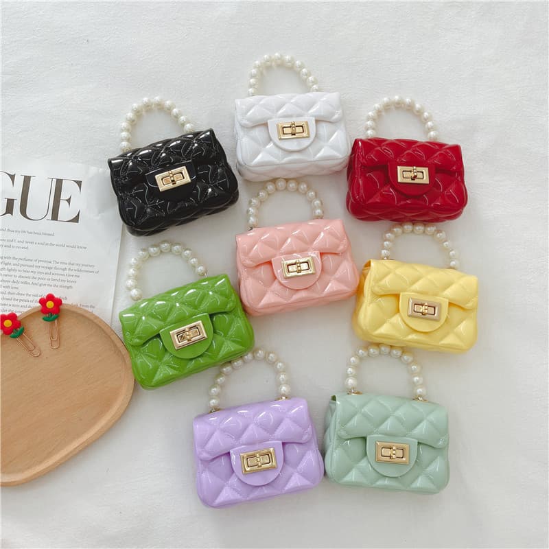 2025 New Cross-Border Hot Selling Jelly Handbag Mini Bag Children's Small Bag Popular Girls' Cute Crossbody Bag