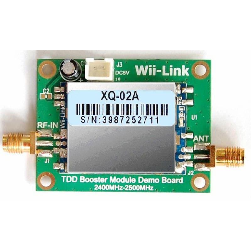 XQ-02A SMA Interface 2.4G Signal Amplifier for Aerial Models, 2.4G Remote Control Range Extender Module