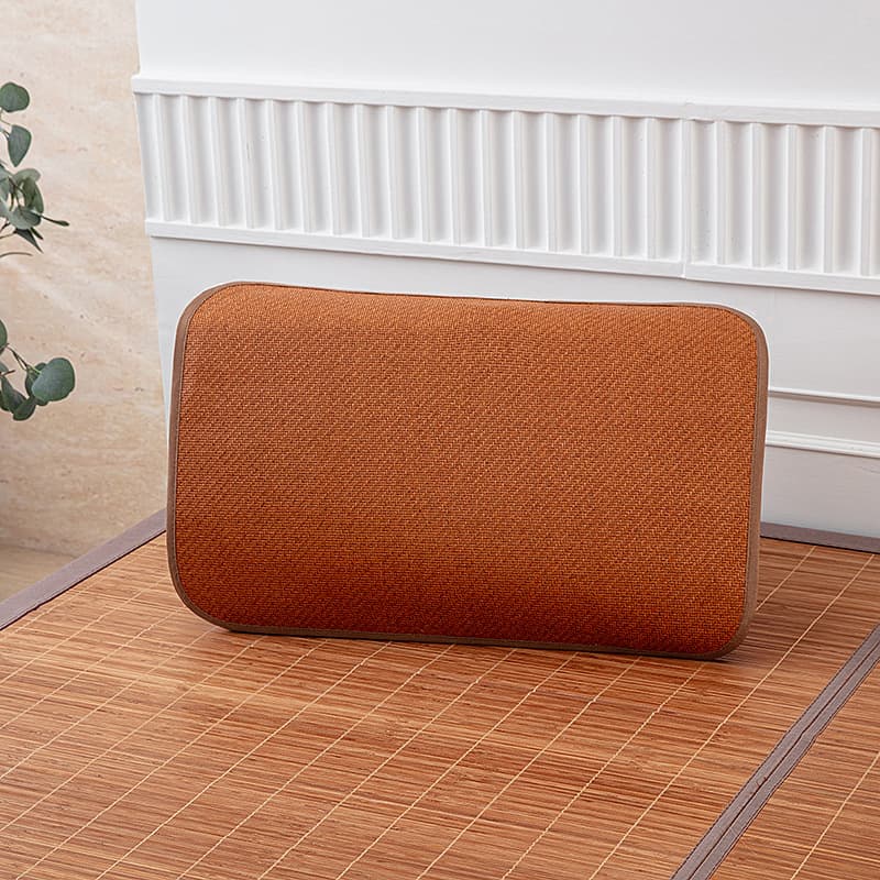 Summer rattan cooling pillow mat pillowcase ice silk pillowcase single adult plus size home pillow core cover student pillow pad