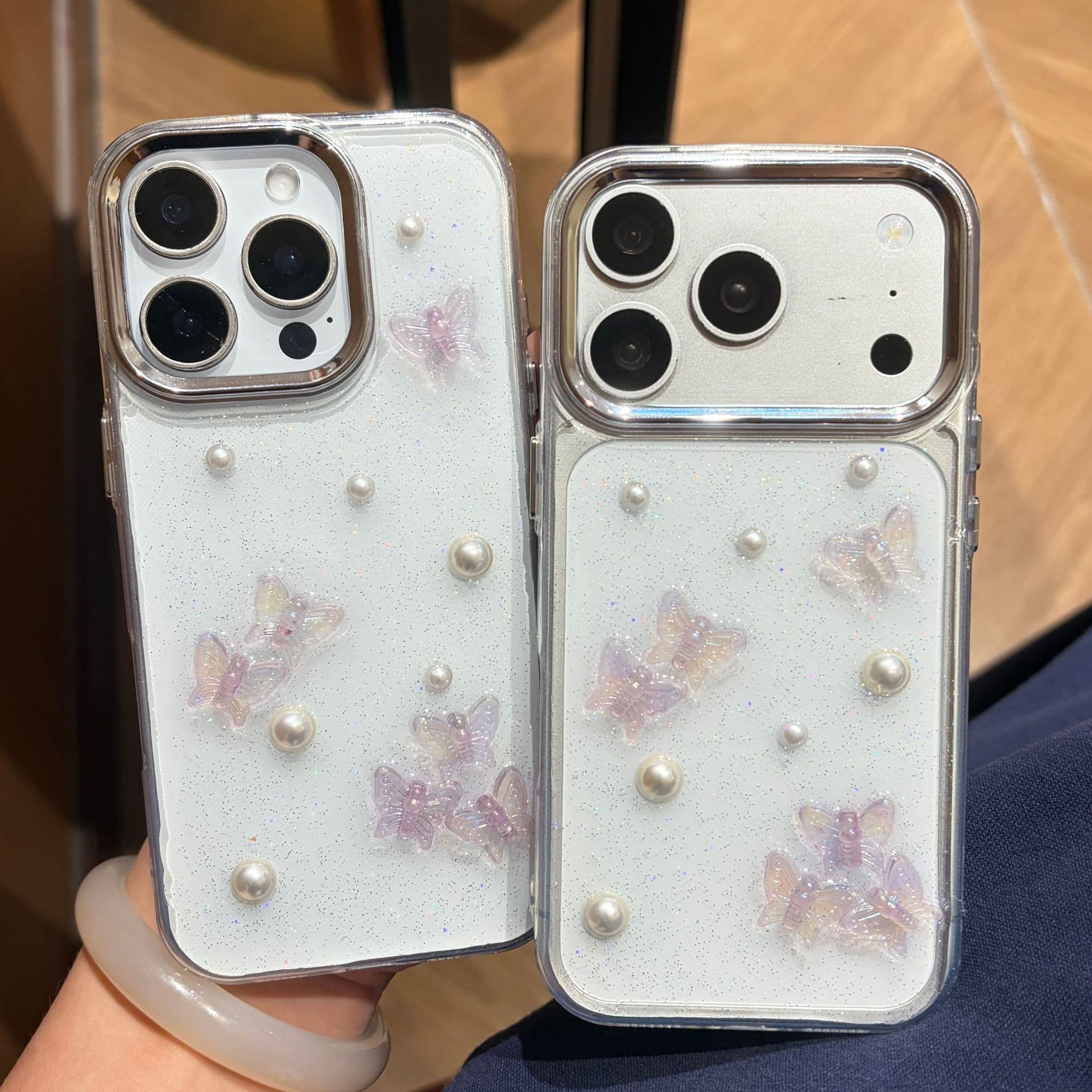 Pearl Butterfly Case for Huawei Hi Enjoy 80S, Japanese/Korean Style, Enjoy 90 Plus, Nova 16 Pro/15