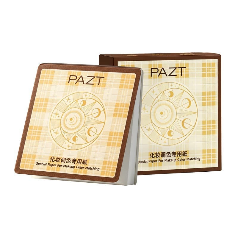 PAZT Makeup Mixing Palette Paper Disposable Mixing Paper for Foundation, Primer, Concealer Mixing, Waterproof and Oil-Resistant
