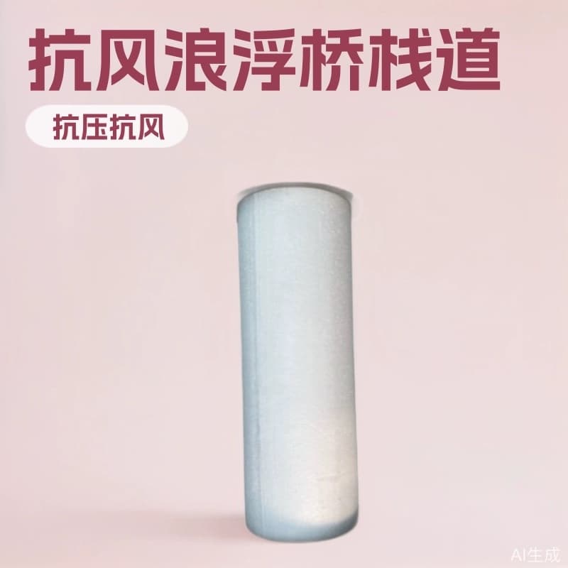 Molded Foam + HDPE Pressure-Resistant Pipes, Seafood Farming Floating Bridges and Walkways, Good Wind and Wave Resistance, Marine-Resistant