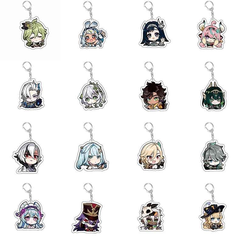 Anime Keychain. March 7th, Himeko, Collei, Chevreuse, Lan Yan Acrylic Keychain