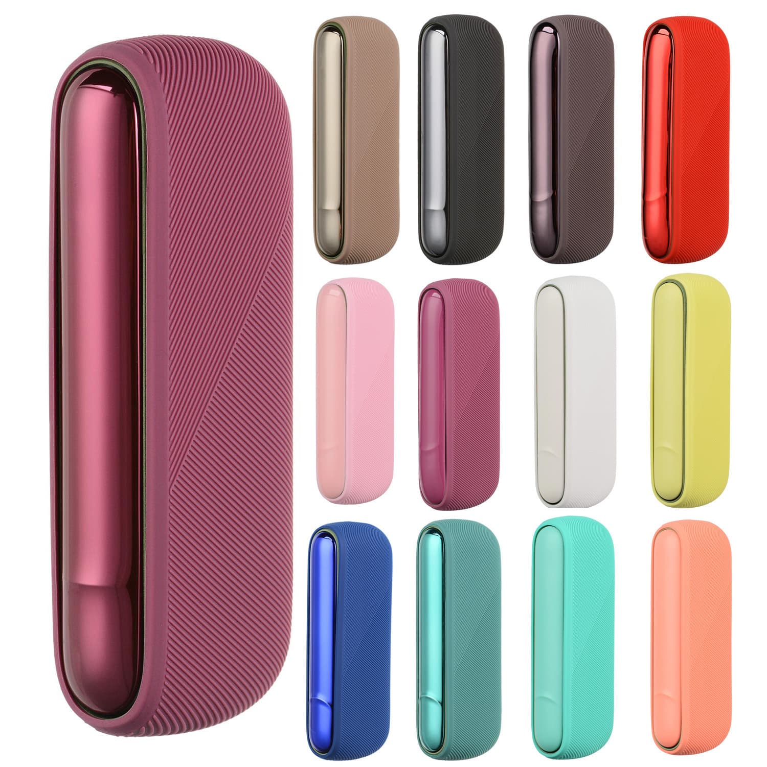 Silicone case for IQO ilum with side cover, double twill anti-slip and dustproof, compatible with 6th/7th generation, in stock