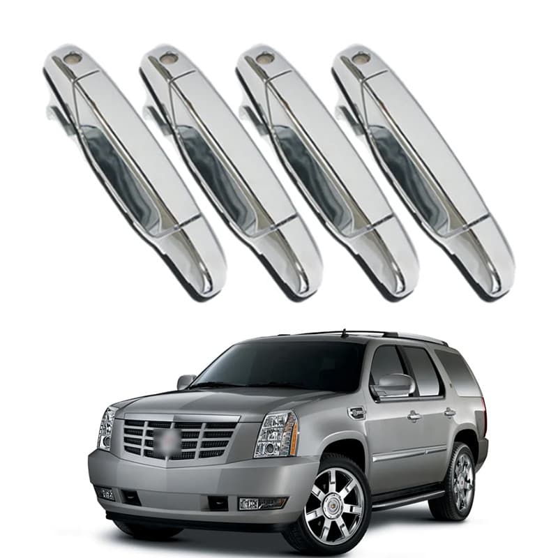 Cadillac Escalade Chevy Avalanche Door Pull Handles ABS Material for 07-10 Models Exterior Decorative Standard Size