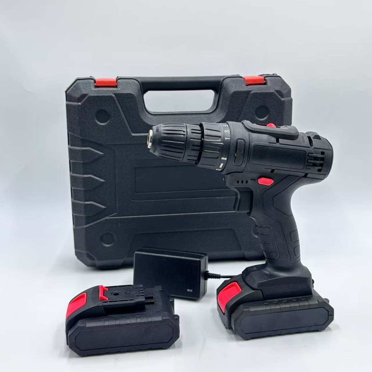 Cross-border Multifunctional Charging Drill Lithium Drill Power Tool Kit Electric Screwdriver Drill Hand Drill
