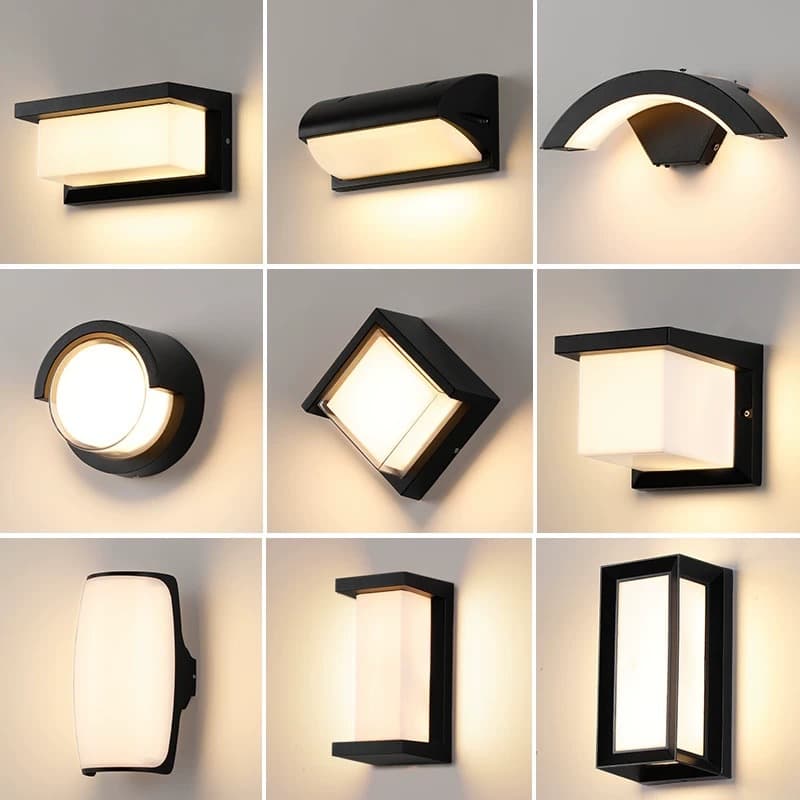 Outdoor Wall Light Waterproof Hotel Garden Wall Lamp LED Villa Modern Balcony IP65 Waterproof