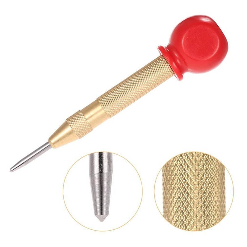 Center punch positioning tool metal dotter spring-type glass striker automatic sample punch car emergency window breaker