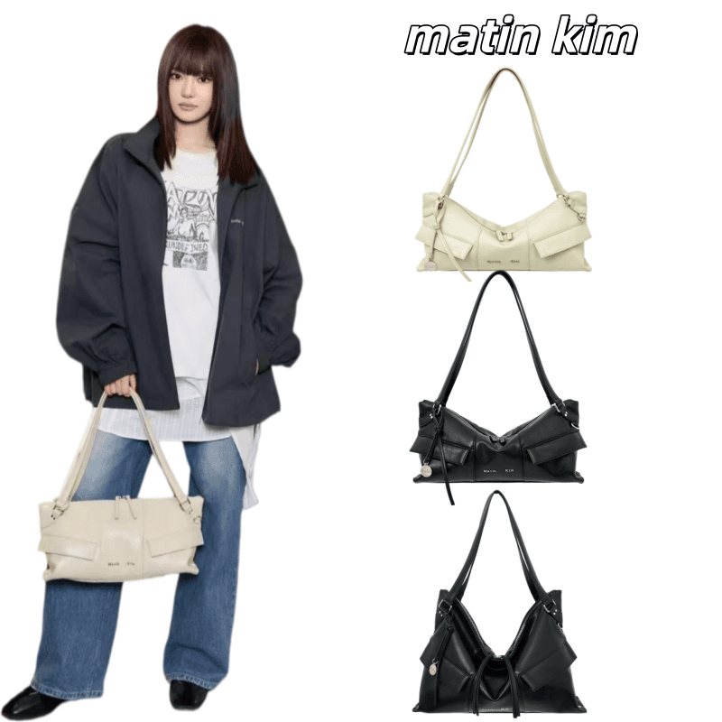 Korean niche new Matin Kim Ning Yi Zhuo's same armpit bag women's Korean large-capacity shoulder handbag