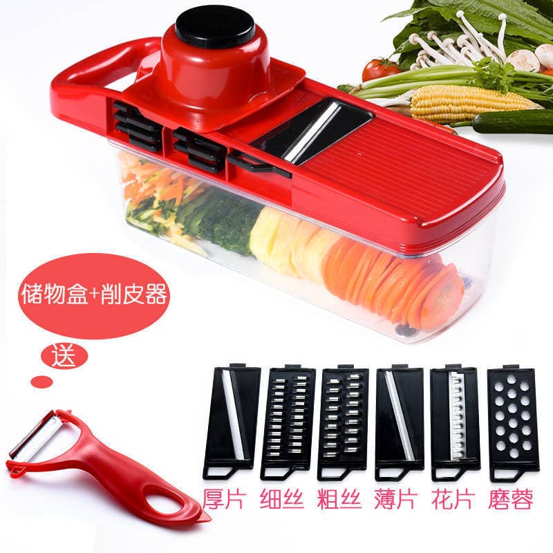 Multifunctional vegetable cutter potato manual shredding slicer household kitchen utensils carrot grating and slicing