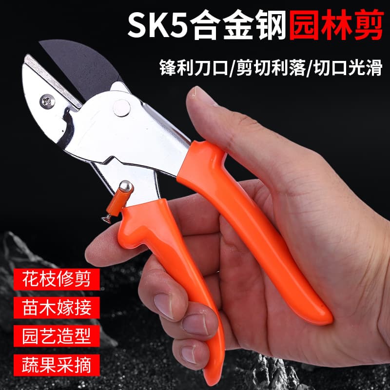 Pruning Shears, Garden Tools, Scissors for Fruit Trees, Flowers, Thick Branches, Bonsai Pruning, Labor-Saving High Branch Saw, Spring Fruit Branch Cutter