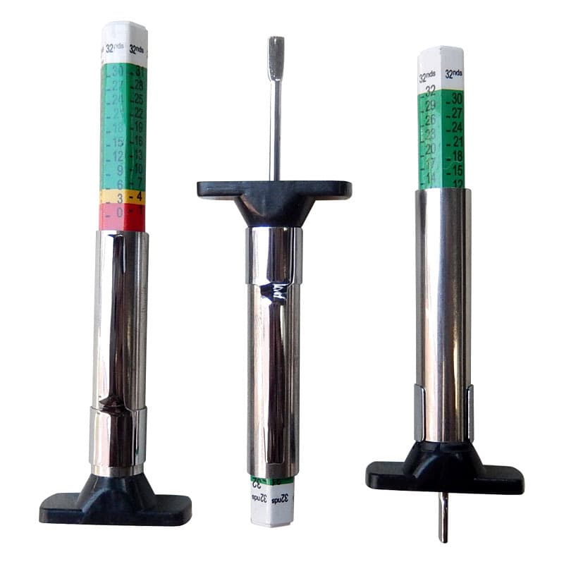 Tire Tread Pen Tire Tread Depth Gauge 0-25mm Plastic Tire Tread Gauge Depth Gauge PC-3624
