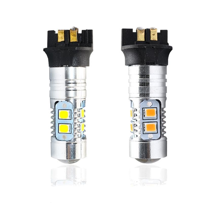 PW24W 2835 10-LED Car LED Front Fog Light pw24w 3030 50W High Brightness Focused and Diffused Turn Signal Light