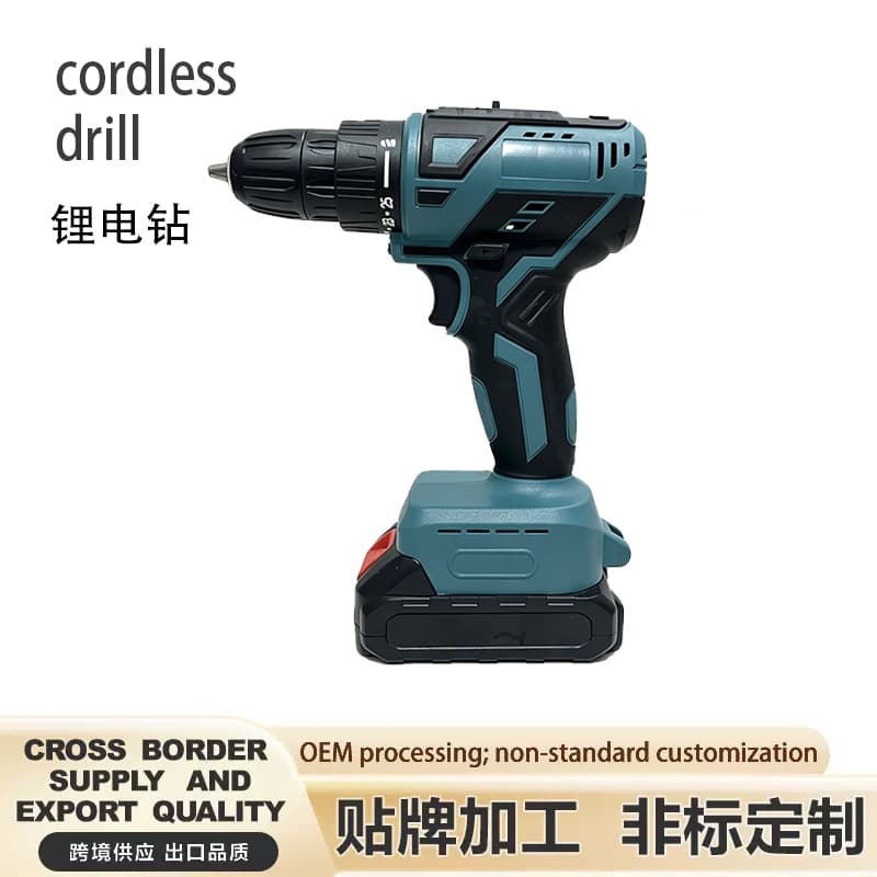 Lithium Brushless Hand Drill Home Use Screwdriver Charging Drill Multi-function Pistol Drill Electric Screwdriver Impact Drill Small