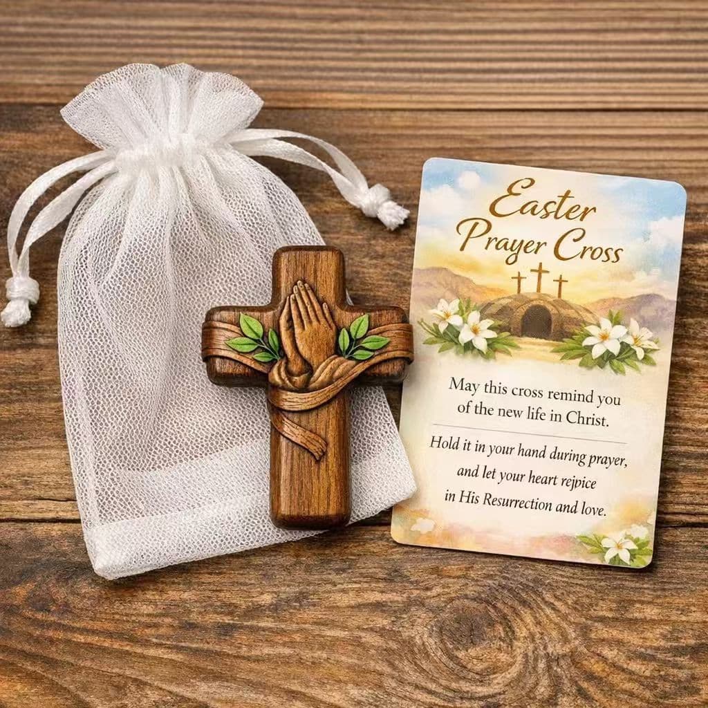 Handcrafted Pocket Prayer Wooden Cross