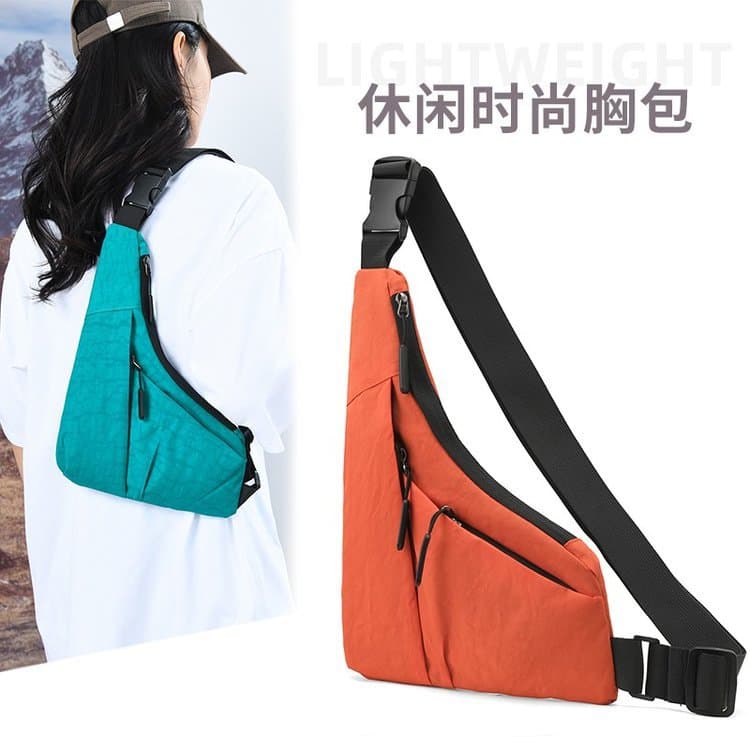 Men's Crossbody Chest Bag Waterproof Large Capacity Shoulder Bag