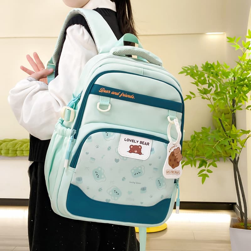 2026 New Backpack for Middle and High School Girls, Lightweight Elementary School Student Shoulder Bag, Large Capacity Travel Backpack for College Students