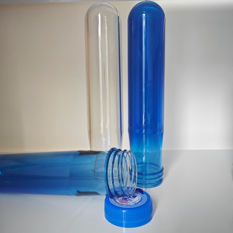 Manufacturer supplies food-grade PET preform, disposable bucket bottle preform 260g/outer diameter 55 threaded mouth mineral water.