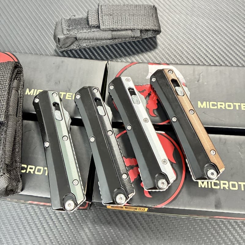 Cross-border Hot Selling Microtech OTF Mini Snake God Zinc Alloy Handle EDC Outdoor Tool Accessory