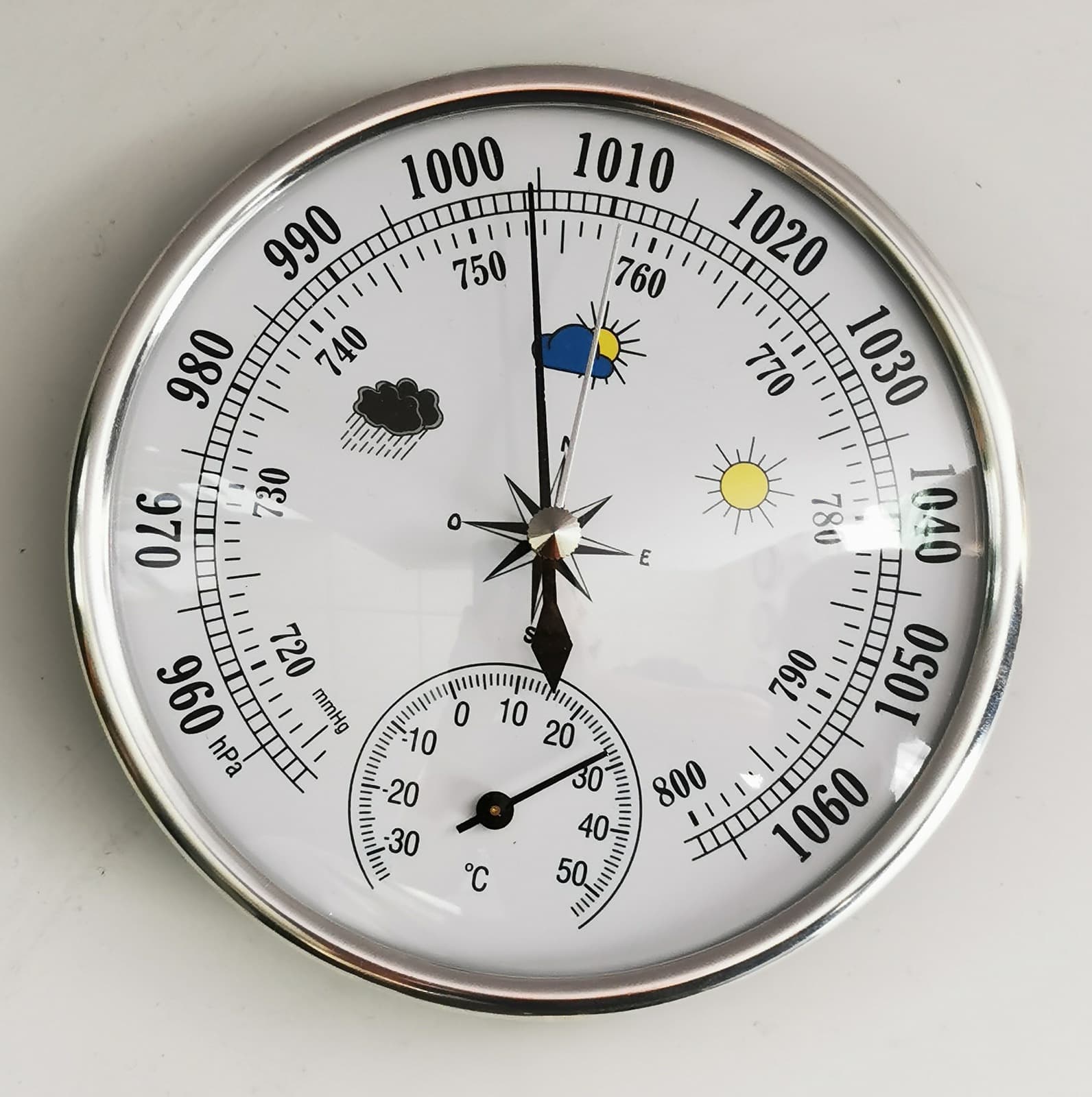 TB9392S - Barometer with Thermometer 2-in-1