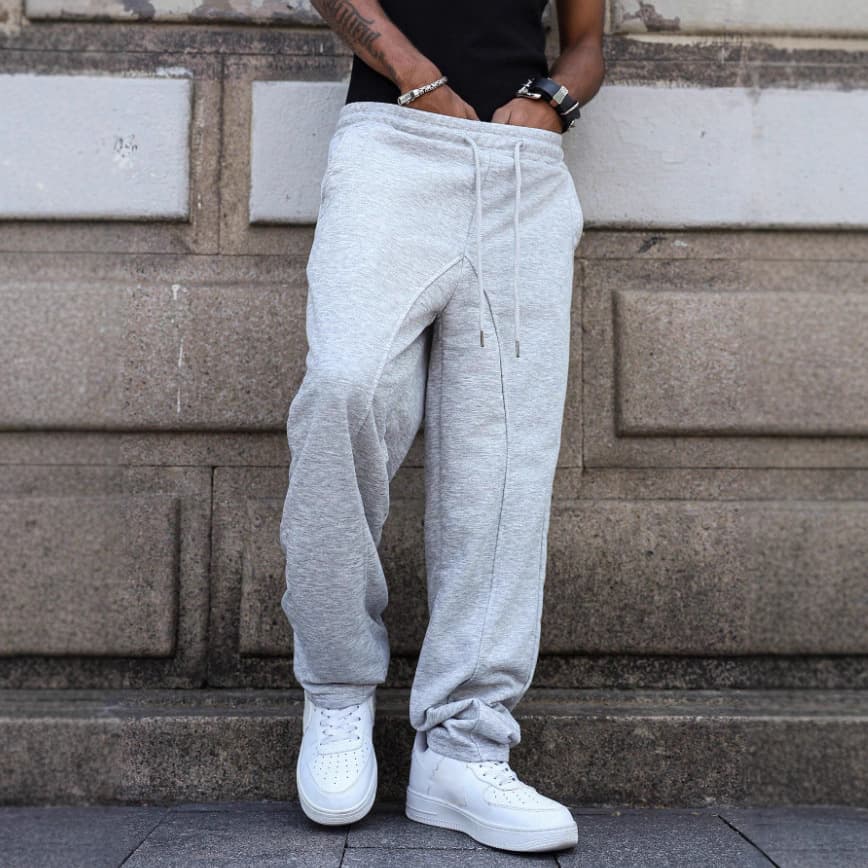 Men's Casual Trousers 2025 European & American Cross-Border Hot Sale New Sport Casual Straight-Leg Trousers