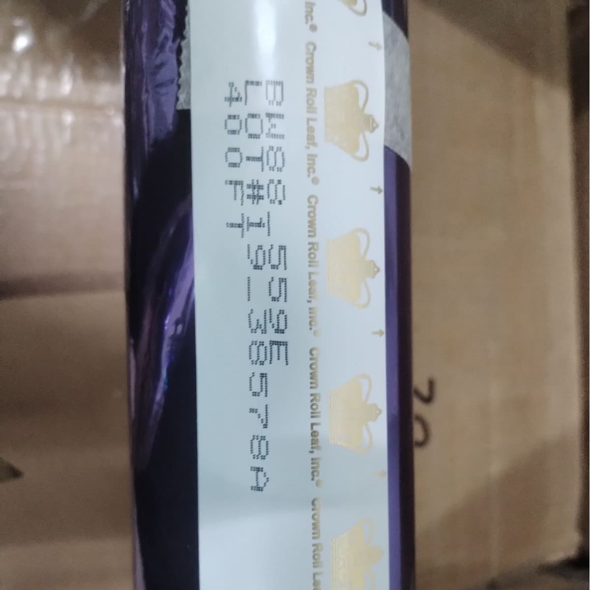 American Crown Purple Hot Stamping Material, Imported Hot Stamping Foil, BW88-559E Electrically Anodized Aluminum, Heat Resistant Laser Matte