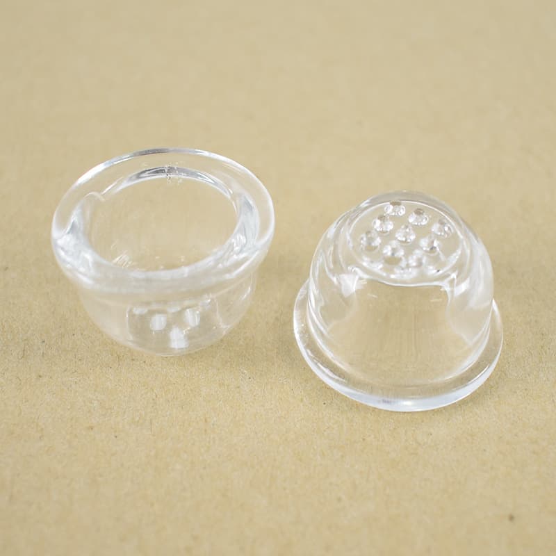 Cross-Border Hot-Selling Nine-Hole Glass Pipe Pot, Transparent Small Pipe Pot, Small, Portable and Replaceable Pipe Pot Wholesale