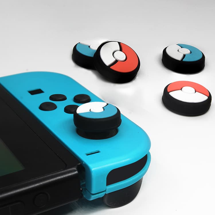 switch rocker cap handle rocker NS Joycon handle rocker pokeball silicone cap