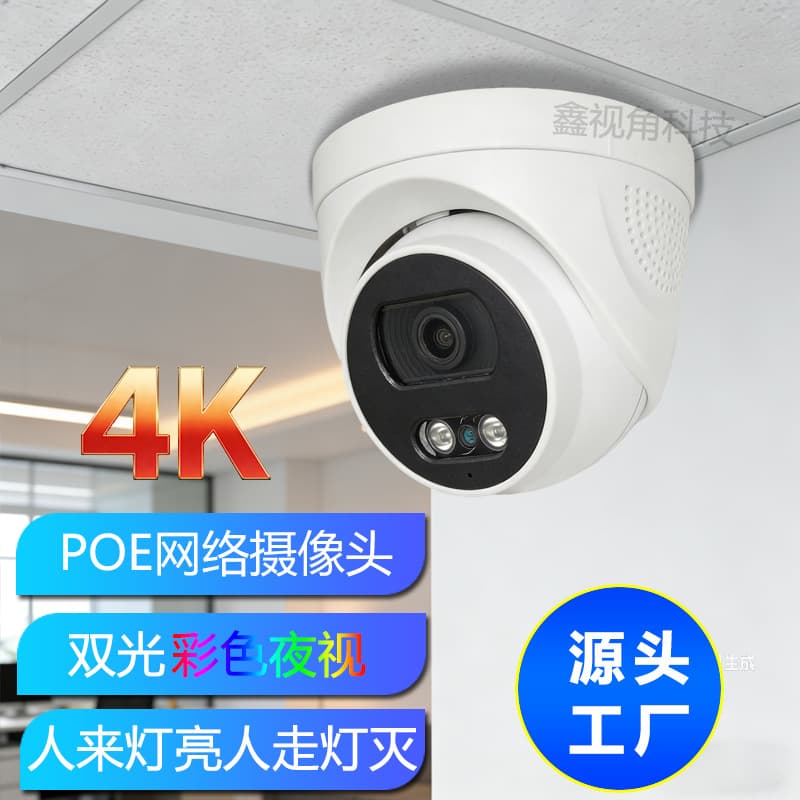Cross-border Indoor Dome POE Camera 5MP 8MP 4K HD Dome Camera IP Camera