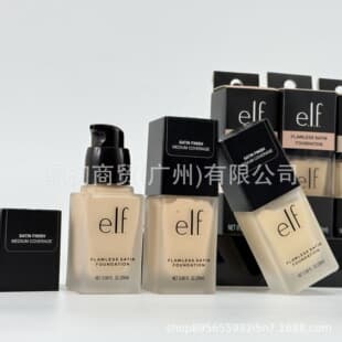 Cross-border stock ELF FLAWLESS Finish Foundation Oil-Free Long-Lasting Hydrating 20ml Multiple Shades