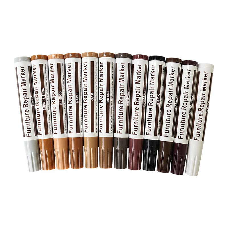 Furniture Touch-Up Paint Pen for Scratches, Wood Door and Floor Scratch Repair Filler Pen