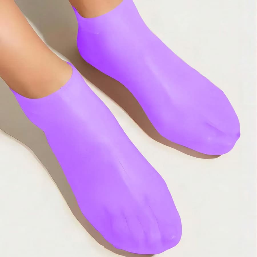 Silicone Foot Sleeve for Care, Waterproof, Moisturizing, Anti-Cracking, Softens Calluses and Corns, Beach Socks, Soft Protection
