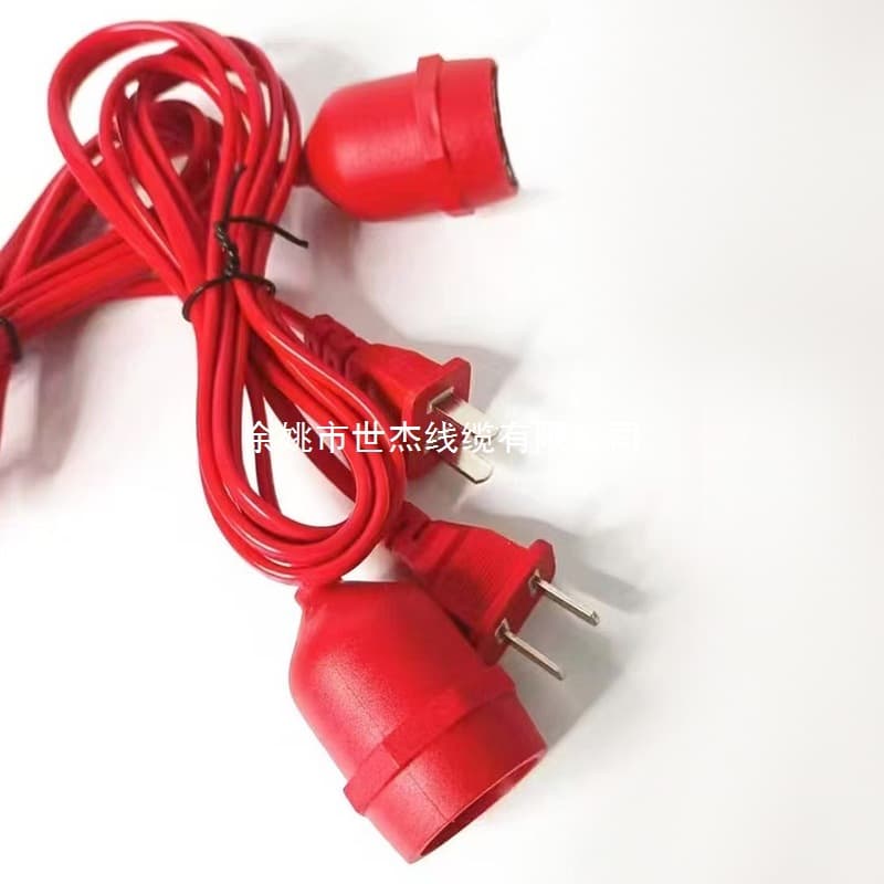New Year's "Fu" character lantern LED bulb, E27 screw base, festive red lantern bulb, home decoration light for doorways.