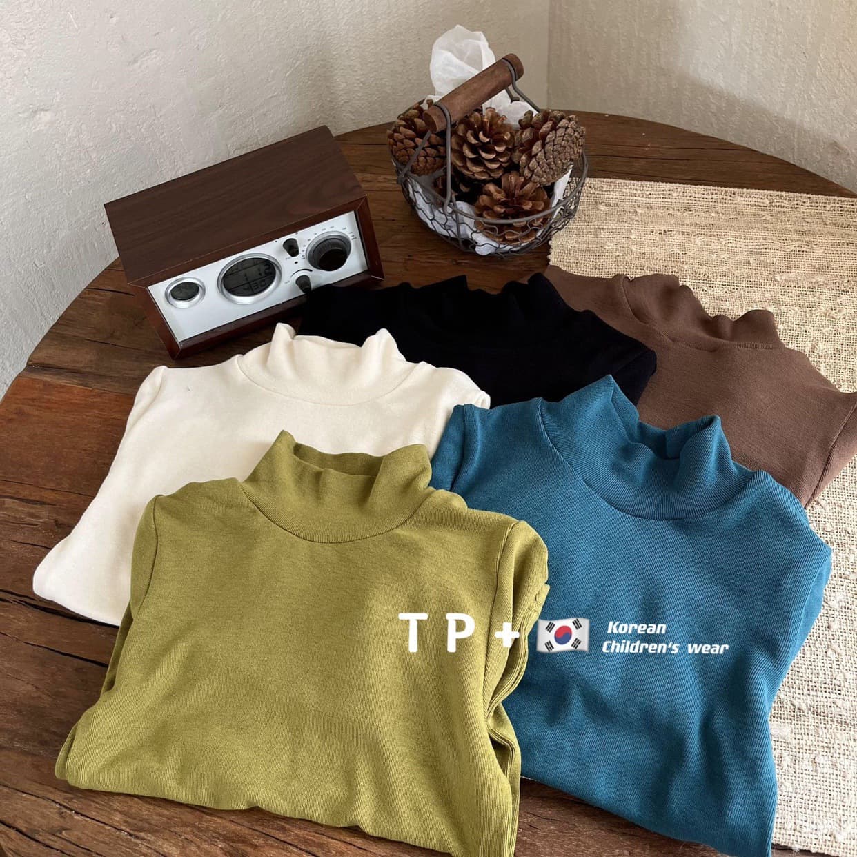 Kids Base Layer Tops Boys Girls Spring Autumn Ins Solid Color Half Turtleneck Long Sleeve T-Shirt 5 Baby Stretch Warm Mask T
