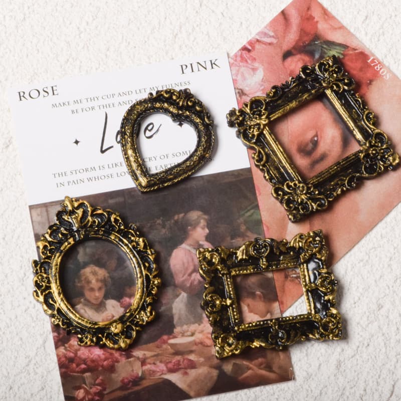 Vintage Series Mini Photo Frame Wall Decor DIY Creative Ornament Accessories Photography Prop