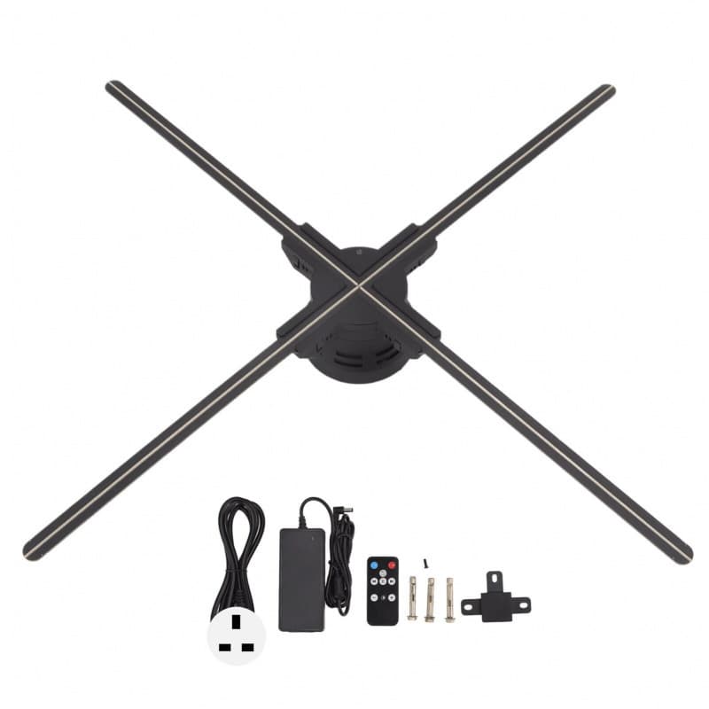 Popular 3D Holographic Advertising Machine Ultra-Clear Version Projector Fan Screen Hologram LED Fan Manufacturer