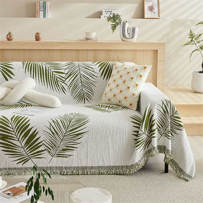 Nordic Snow Neil Sofa Cover Four Seasons Universal Cat Scratch Resistant Sofa Slipcover Living Room Full Wrap Dustproof Sofa Throw Blanket