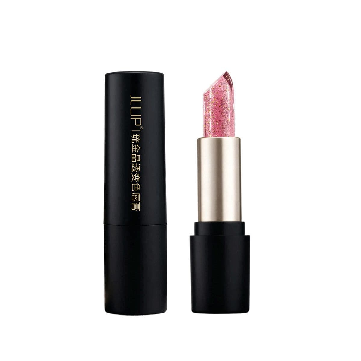 JLUP Color Foil Color-Changing Lipstick, Non-Stick Cup, Long-Lasting, Moisturizing, Reduces Lip Lines, Temperature-Changing Lip Balm, Highly Pigmented
