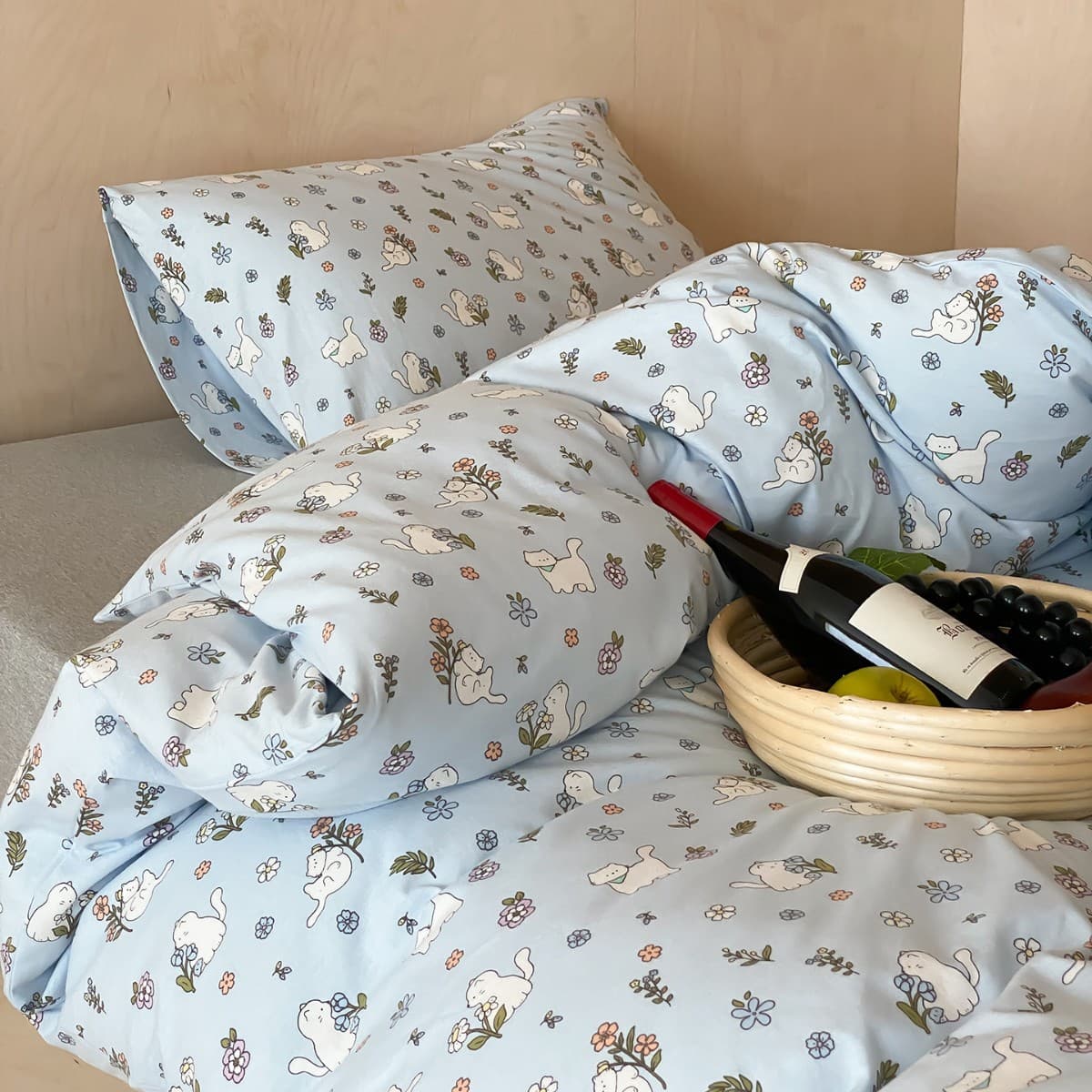 Bare Sleep Soft | Knitted Cotton Jersey 100% Cotton A-Class Baby Grade 4-Piece Bedding Set