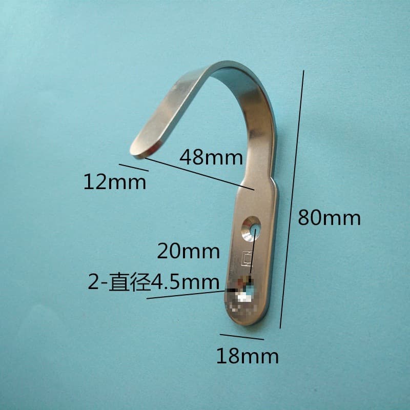 Wooden Ladder Hooks, Bunk Bed Stair Hooks, Stainless Steel Hooks for Loft Beds, High-Low Bed Hooks, Ladder Accessories