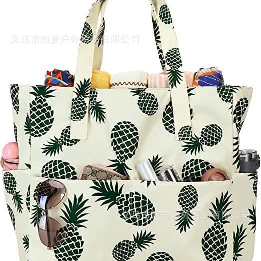Cross-Border Hot Selling Women's Bag Multifunctional Large Capacity European and American Classic Tote Beach Bag Shoulder Handbag
