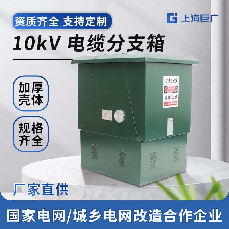 DFW-12/630 High Voltage European Style Cable Branch Box 10kv One Input One Output Stainless Steel Outdoor Tap Box Iron Shell